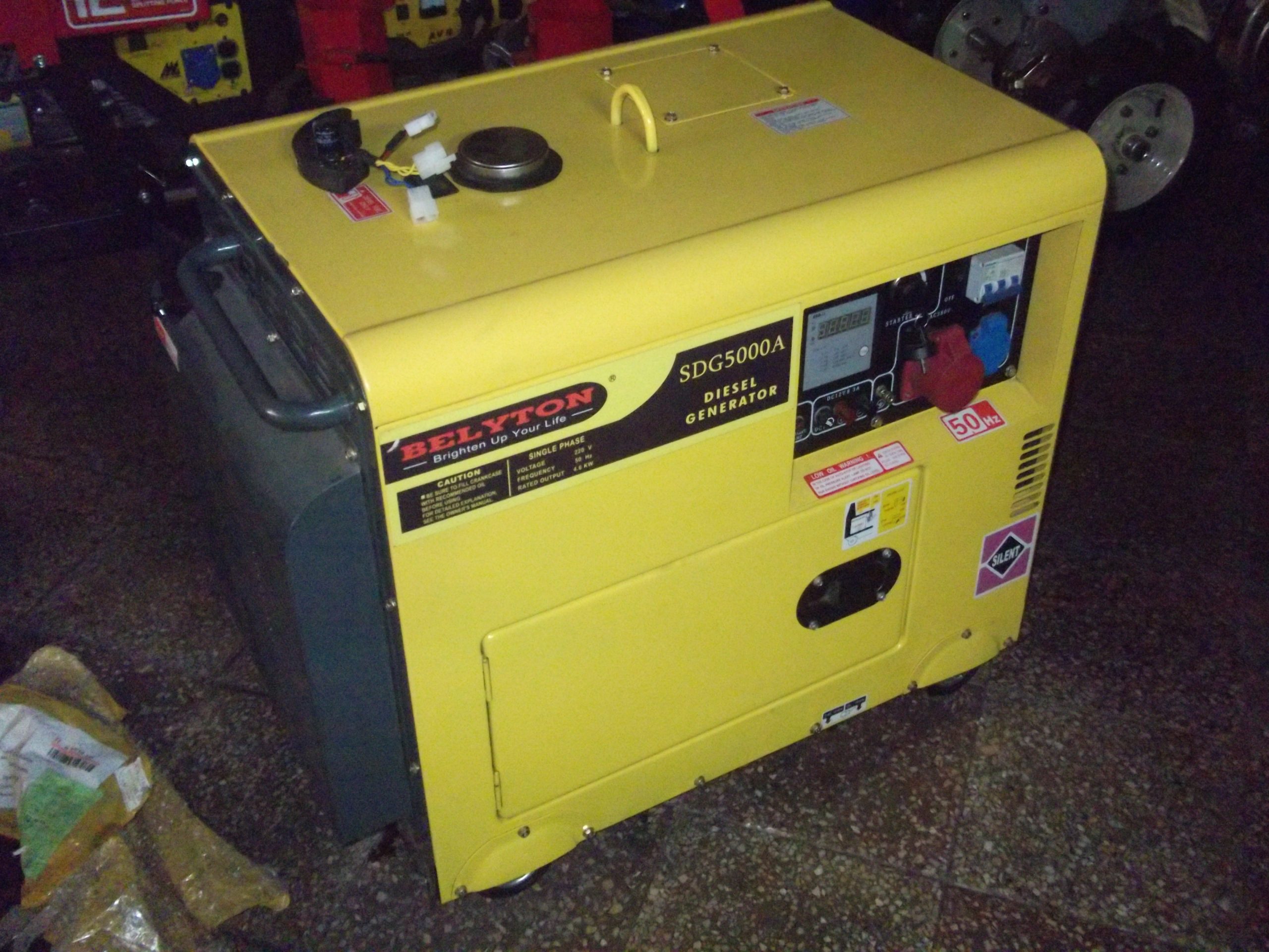 Generador Diesel Insonoro MONOTRIFASICO belyton