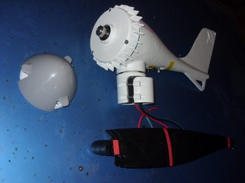 Generador Eolico Tipo Marino o Terrestre 12 o 24 V / 600 Watts